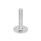 GN 44 Piedini di livellamento, acciaio INOX AISI 316 L Tipo (base): B0 - Senza disco antiscivolo, con 2 fori di montaggio
Versione (vite): T - Senza dado, sede per chiave in basso