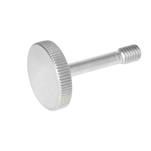 Stainless Steel Knurled Screws with a Thin Shank for Loss Prevention