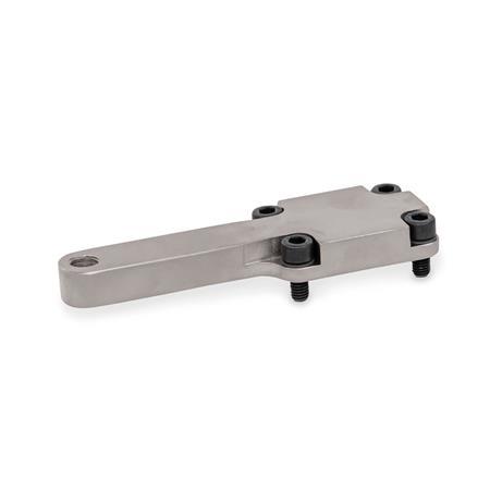 Contrapiezas GN 869.1: Acero, para tornillos de apriete