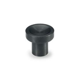 GN 676.1 Boutons, acier Type: A - sans moletage