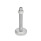 GN 31 Piedini di livellamento, acciaio INOX, con disco antiscivolo Tipo (base): B2 - Finitura matt da sabbiatura, fondo in gomma, colore bianco
Versione (vite): UK - Con dado, esagono interno in alto e sede per chiave in basso