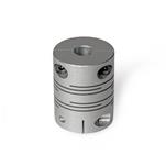 Stainless Steel Beam Couplings with Clamping Hub