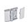 GN 238 Hinges, Zinc Die Casting, Adjustable, with Covers Type: NJ - Not adjustable
Colour: SR - Silver, RAL 9006, textured finish