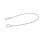 GN 111.2 Retaining Cables, Stainless Steel, with Mounting Tabs or Loops Type: D - With 2 loops
Color: BL - Plain finish