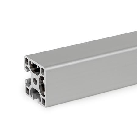 GN 11i Profilati di alluminio, sistema modulare i, con scanalature in parte chiuse, profilato di tipo leggero 