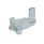 GN 724.2 Spring Latches, Steel / Stainless Steel, with Chamfered Pin, with Flange for Surface Mounting Identification no.: 1 - Chamfer, top
Type: A - Latch arm position perpendicular to the flange
Material / Finish: ZB - Zinc plated, blue passivated