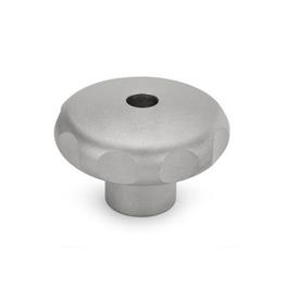 GN 5335.4 Stainless Steel Star Knobs, AISI 316L Type: D - With threaded through bore