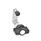 GN 516.1 Rotary Clamping Latches, Zinc Die Casting, with Continuously Adjustable Latch Distance Type: KG - With wing knob