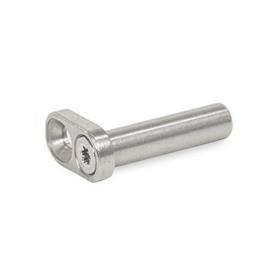 GN 2342 Assembly Pins, Stainless Steel Type: L - With washer, with mounting shackle (only identification no. 1)<br />Identification no.: 1 - Without cross hole