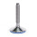 GN 17 Stellfüße, Edelstahl 1.4301, FDA-konform Form (Fußteller): C7 - poliert, Gummi aufvulkanisiert, blau
Spindelvariante: V - ohne Mutter, Außensechskant oben und Schlüsselfläche unten