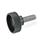GN 421.10 Knurled Screws, Plastic, Threaded Stud Stainless Steel, with Brass / Plastic Pivot Material (Pivot): MS - Brass