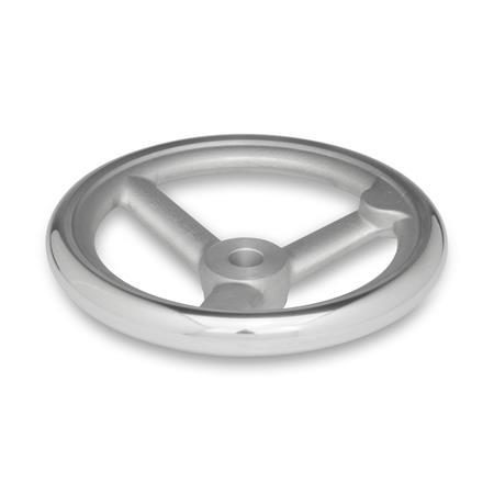 made of cast iron diameter 315mm corona turned and polished Spoked handwheel DIN 950 type B//A without thread hole 5 spokes