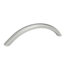 GN 565.9 Arch Handles, Stainless Steel Type: A - Mounting from the back (threaded blind bore)