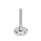 GN 31 Piedini di livellamento, acciaio INOX, con disco antiscivolo Tipo (base): C4 - Finitura lucida, gomma vulcanizzata, bianco
Versione (vite): S - Senza dado, esagono esterno in basso