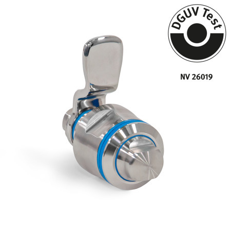 Chiusure GN 1150: Acciaio INOX, Hygienic Design sul lato operativo e della levetta di chiusura (igiene completa)