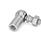 DIN 71802 Stainless Steel Angled Ball Joints Type: CSN - With threaded ball shank with safety catch