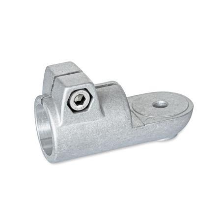 GN 276 Noix de serrage orientables, aluminium Type: OZ - sans encoche de centrage (lisse)
Finition: BL - blanc, grenaillée mate