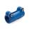 GN 242.9 Tube Connectors, Plastic Color: VDB - Blue, RAL 5005, matte finish