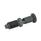 GN 817.2 Indexing Plungers, Steel, with Long Knob, with and without Rest Position Type: C - With rest position, without lock nut