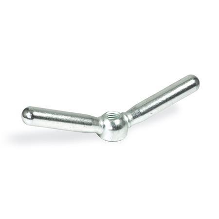 GN 99.7 Clamp Nuts with Double Lever, Steel 