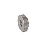 Knurled Nuts, for Adjusting Screws GN 827, Stainless Steel