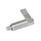 GN 721.6 Cam Action Indexing Plungers, Stainless Steel, with Locking Function, with 180° Limit Stop Type: RA - Right-hand lock