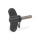 GN 634.13 Mariposas rosca macho, plástico, espárrago roscado, acero / acero inoxidable, con protección contra pérdida Material: N - Acero inoxidable
Tipo: R - Con anilla de retención