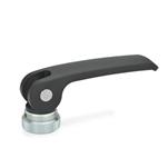 Clamping Levers with Eccentrical Cam with Internal Thread, Lever Zinc Die Casting