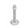 GN 31 Patas de nivelación de acero inoxidable Tipo (base): B2 - granallado mate, caucho engastado, blanco
Versión (tornillo): TK - con tuerca, cara para llave de apriete en la parte inferior