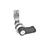 GN 516.5 Rotary Clamping Latches, Stainless Steel Type: HG - With lever