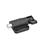GN 416 Spring Latches, Guide Zinc Die Casting / Plunger Pin Steel, with Flange for Surface Mounting Type: L1 - Locking / Rest position, via counterclockwise rotation