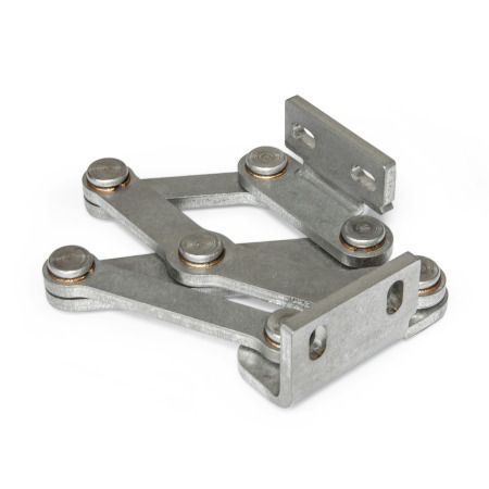Charnières articulées GN 7231: Inox, invisible, angle d'ouverture de 90°