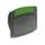 GN 733 Poignées encastrables, de type à visser, plastique Type: S - avec rabat de fermeture (uniquement disponible en taille b1 = 120)
Couleur du cache: DGN - vert, RAL 6017, finition mat