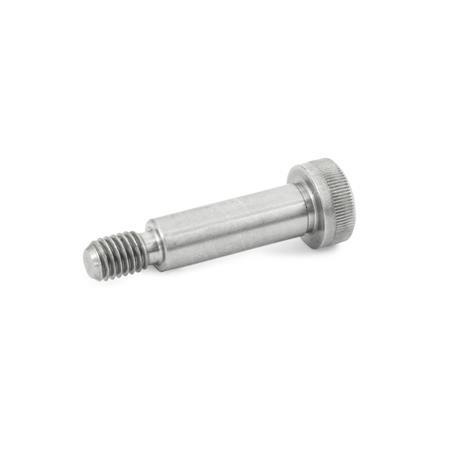 ISO 7379 Shoulder Screws, Stainless Steel , with Collar 