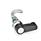 GN 115.8 Hakenverriegelungen, Zink-Druckguss, Betätigung mit Bedienelement Form: HG - mit Hebel
Kennziffer: 1 - ohne Gegenhalter
Oberfläche Anschlagring: CR - verchromt