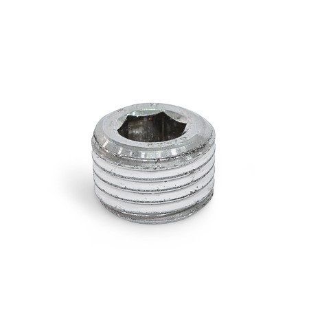 Lotto Di 10 Tappi Per Tubo Filettati Genova 30165 - 1/2 Pollice PVC SCH 40 Femmina - Made In USA