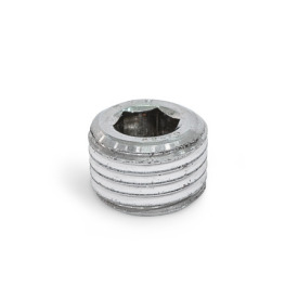 DIN 906 Threaded Plugs, Stainless Steel, with Conical Thread Material: A4 - Stainless steel<br />Type: GPC - With micro encapsulation