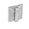 GN 235 Hinges, Stainless Steel , Adjustable Material: NI - Stainless steel
Type: D - With through-holes
Finish: GS - Matte shot-blasted finish
