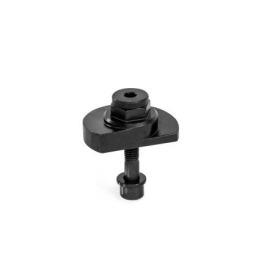 GN 918.1 Clamping Bolts, Steel, Upward Clamping, Screw from the Back Type: SKB - With hex<br />Clamping direction: R - By clockwise rotation (drawn version)