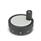 GN 736.1 Control Handwheels, Aluminum, with Standard Scale Type: D - With revolving knob