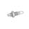 GN 413 Indexing Plungers, Stainless Steel Material: NI - Stainless steel
Type: CK - With rest position, with lock nut