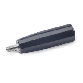 GN 598.1 Poignées tournantes, broche en inox Matériau: KU - Plastique
