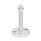 GN 23 Piedini di livellamento, acciaio INOX Tipo (base): D0 - Finitura tornita, senza fondo in gomma
Versione della vite: VK - Con dado, esagono esterno in alto e sede per chiave in basso
