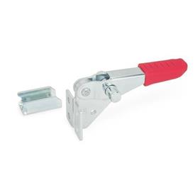 GN 851.2 Latch Type Toggle Clamps for Pulling Action Type: T - Without square U-bolt, with catch