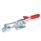 GN 851.3 Latch Type Toggle Clamps, with Safety Hook, with Pulling Action Type: T6 - With square U-bolt, with catch
Werkstoff: ST - Steel
