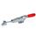GN 850.1 Latch Type Toggle Clamps, Steel, for Pulling Action Type: TT - With draw axle, with catch, with T-head latch bolt