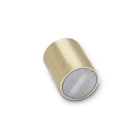 GN 54.2 Retaining Magnets, with Internal Thread, with Fitting Tolerance Material of the magnet: SC - SmCo