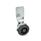 GN 115 Latches, Zinc Die Casting, Operation with Socket Keys, Housing Collar Black Type: VK8 - With square