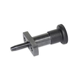 GN 817.5 Indexing Plungers, for Precision Locating, Plunger Pin Conical Type: B - Without rest position