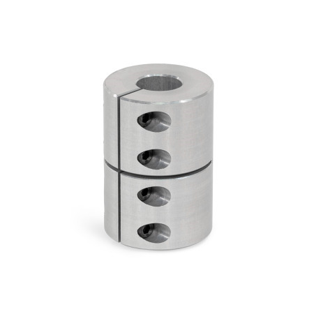 Rigid Couplings GN 2262: Aluminum, Slotted, for High Rotational Speeds